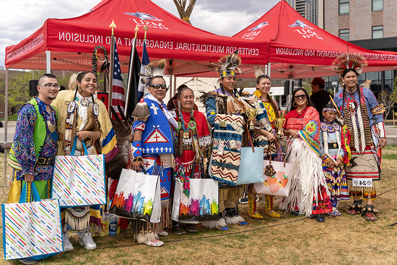 The Auraria Campus hosted a tri-institutional Pow Wow following the Native and Indigenous Specialty Graduation Celebration in May 2022.